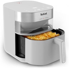 Resim Tefal Easy Fry EY831GE0 kızılötesi hava fritözü, %99'a kadar daha az yağ, kızılötesi teknoloji, 7 litre 
