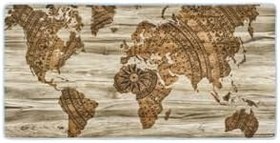 Resim Colorix Carpet Kaymaz Taban Tezgah Önü Mutfak Paspası 75x150 Cm No: 348 