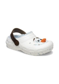 Resim Crocs Frozen Olaf Lined Cls Clg K Beyaz Çocuk Terlik-10165 BEYAZ 