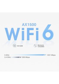 Resim Tp-Link Deco X10 AX1500 3-Pack Çift Bantlı Tüm Ev Mesh Wi-Fi 6 1300 Mbps Modem Router 