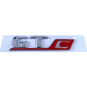 Resim Gtc Krom-kırmızı-kırmızı Bagaj Yazısı 3m 3d Abs Mercedes C 