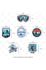 Resim Bay Etiket Hbgbdl7 Kayak Sticker Seti 6 Parca 
