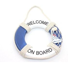 Resim MiraLive Ahşap Marin Duvara Asmalı Simit Model 1 