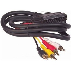 Resim Scart To 4Rca Tos Skart Görüntü Ses Kablosu 4826A Tv Televizyon 