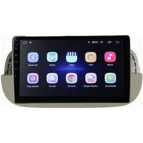 Resim Smart Go Fiat 500 C 2011/2015 9 İnç 8-128 9" 