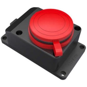 Resim Bemis 3x32A 380V Ip44 Kauçuk Trifaze Duvar Priz 
