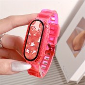 Resim Xiaomi Akıllı Saat 9 ve 8 için Tasarlanmış Koruyucu Kılıflı Şeffaf Silikon Saat Kayışı, Xiaomi Mi Band için Spor Bantı ve Entegre Koruyucu Kılıf Özellikli, 14MM Şık Akıllı Saat Aksesuarları. 