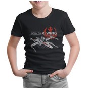 Resim Star Wars - Incom T65 Siyah Çocuk Tshirt 