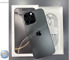 Resim Apple iPhone 16 Pro Max İkinci El TR | 256 GB | Siyah 