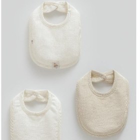 Resim Caramell %100 Pamuk Color Word 3'lü Mama Önlüğü Crml.one1989 Ekru 