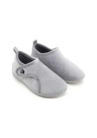 Resim Gezer Kışlık Kız Çocuk Rahat Taban Cırt Cırtlı Ayarlanabilir Ev Okul Kreş Panduf Ayakkabı Gri 