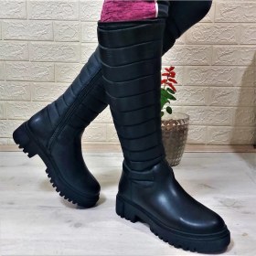 Resim M.P. M.p 2752 Siyah Fermuarlı Içi Kürklü 46CM Paraşüt Bayan Çizme 