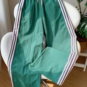 Resim Kadınlar İçin Y2K Tarzı Geniş Paça Pantolon - Yüksek Bel, İpli, Bol Kesim ve Cepli, Düz Renk, Günlük Kullanım İçin Mükemmel 