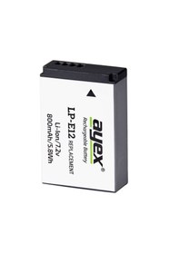 Resim Ayex CANON EOS M 100D Rebel SL1 İÇİN LP-E12 BATARYA 