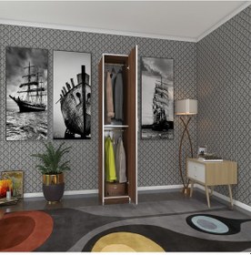 Resim Kenzlife Gardırop Öğrenci Dolabı Tek Kapılı Günebakan Cvz 180 35 42 Cvz Gardolap Dolap Ofis 