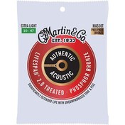 Resim Martin & Co MA530T SP Lifespan Treated Akustik Gitar Teli Extra Light 10-47 