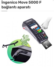 Resim ingenico Move 5000 bağlantı Aparatı 