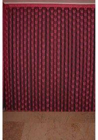 Resim Kelebek Model Fuşya Renk İp Perde Hazır Düğmeleri Dikilmiş İp Perde 300 270 Cm Fuşya 