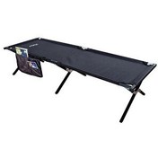 Resim Argeus Katlanabilir Cepli Siyah Kamp Yatağı 