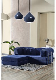 Resim Legom Alis Aktivite Koltuğu Yatak Olabilen Çok Amaçlı Kanepe Mavi Mavi 