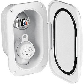 Resim Marin 5 Metre Hortumlu Sıcak Soğuk Mikserli Duş Ve Yuva Seti 