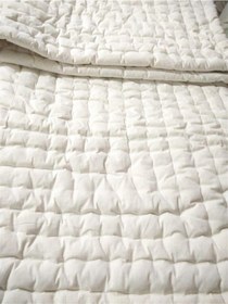 Resim El Sırıması El Dikimi Tek Kişilik Yün Yorgan 