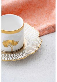 Resim Acar Hadeon Gold 6 Kişilik Kahve Fincanı Takımı Hxf-06800 Gold 