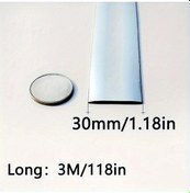 Resim Willowhaven 1 Adet 30mm Evrensel Araç Kapı Kenarı Dekorasyon Şeridi, Çizilme Ve Çarpma Koruma 