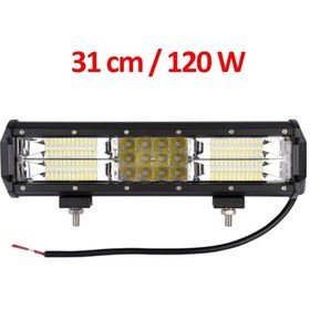 Resim 180W 60 Combo Led Delici&Yayıcı Off Road Lambası Projektör 31Cm 