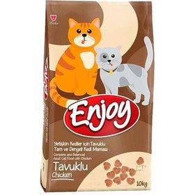 Resim Enjoy Tavuk Etli Yetişkin Kedi Maması 10 Kg 