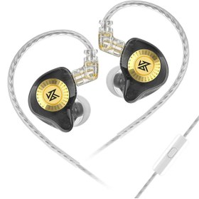 Resim KZ EDX Ultra Dinamik Sürücü HiFi IEM Kablolu Kulak İçi Kulaklık (Mikrofonlu) 