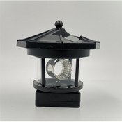 Resim Xiyyadms Güneş Enerjili Dönen Led Feneri, Su Geçirmez Bahçe Dekorasyonu, Otomatik Algılayıcı, 6-12 Saat Sürekli Aydınlatma, Villa Bahçe Ve Avlu İçin Siyah 