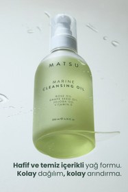 Resim Matsu Marine Algae Besleyici ve Arındırıcı Yüz Temizleme Yağı 200 ml 