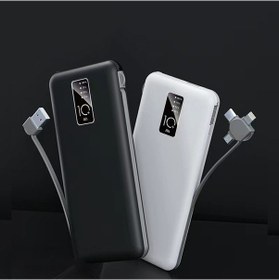 Resim Zore Beyaz Pw-05 Hızlı Led Göstergeli Micro Lightning Type-c Kablolu Taşınabilir Powerbank 10 BEYAZ 