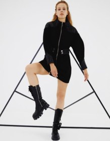 Resim Angle Puff Wool Coat - S 