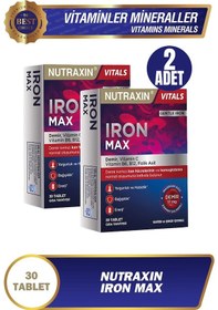 Resim Nutraxin Iron Max 17 Mg 2 x 30 Tablet 