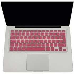 Resim Arapça Klavye Koruyucu Macbook Air Pro Eski Usb'li Model 2008/2017 Uk Enter Uyumlu Açık Pembe 