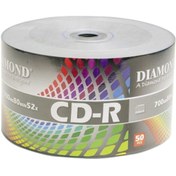 Resim DIAMOND Cd-r 52x 700 Mb 80 Min Boş Cd 50li 