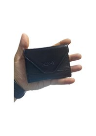 Resim Bons Kaliteli Hakiki Deri Mıknatıslı 10 Gözlü Siyah Akordiyon Model Kartlık 10,5 Cm X 8 Cm Siyah 