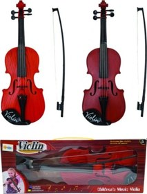 Resim Keman Violin Yaylı Çocuk Müzik Aleti Gerçekçi Tasarım Eğitici Oyuncak 