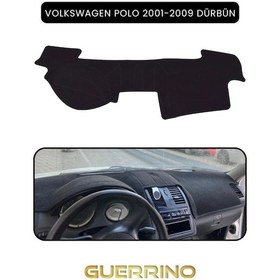 Resim Volkswagen Polo 2001-2009 Dürbün Torpido Koruma Halısı Siyah Kenar 