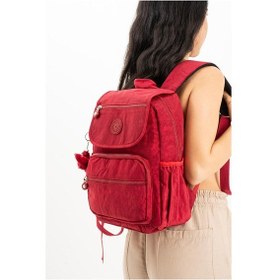 Resim Klinkır Kumaş Kapaklı Model Sırt Çantası Hafif Yağmur Geçirmez Kumaş İster Sırt İster Önde 001 