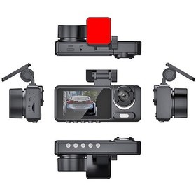 Resim Yüksek Çözünürlüklü Gece Görüşlü Sürüş Kaydedici, Model: Çift Kayıt Hayır Wıfı 