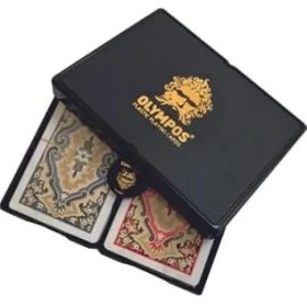 Resim Renklimestore Muibazaar Olympos Kem Plastik Oyun Kağıdı Iskambil Kağıdı Çift Deste 