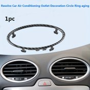 Resim Bir adet dekoratif halk desenli ring yapışkanı, havalandırma çıkışına uygun olarak for ford Focus 2 MK2 modelleri için tasarlanmış, 2005-2013 yılları arasında üretildi, araba iç mekan iyileştirmeleri için uygun. 