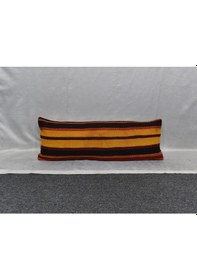 Resim Zehra Abla Halı Yeni El Dokuma Dekoratif Lumbar Kilim Kırlent Yastık Kılıfı 6213 