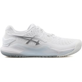 Resim Asics Gel-Resolution 9 Kadın Tenis Ayakkabısı 1042A208-100 Beyaz 