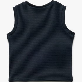 Resim Erkek Bebek Pamuklu Bisiklet Yaka Basic Atlet 
