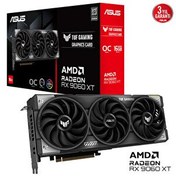 Resim Asus TUF Gaming Radeon RX 9060 XT OC 16 GB GDDR6 128 Bit HDMI/DP Ekran Kartı 
