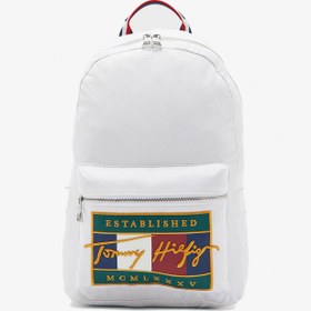 Resim Tommy Hilfiger Signature Flag Erkek Bej Sırt Çantası 